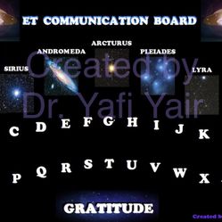ET Communication Board (e-board) Alien Ouija 