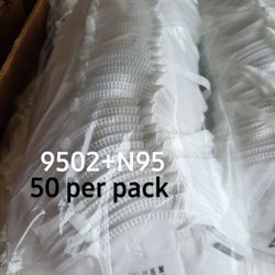 3M Masks 9502+N95 (50 PER PKG)