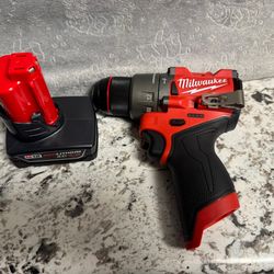 Milwaukee drill and battery