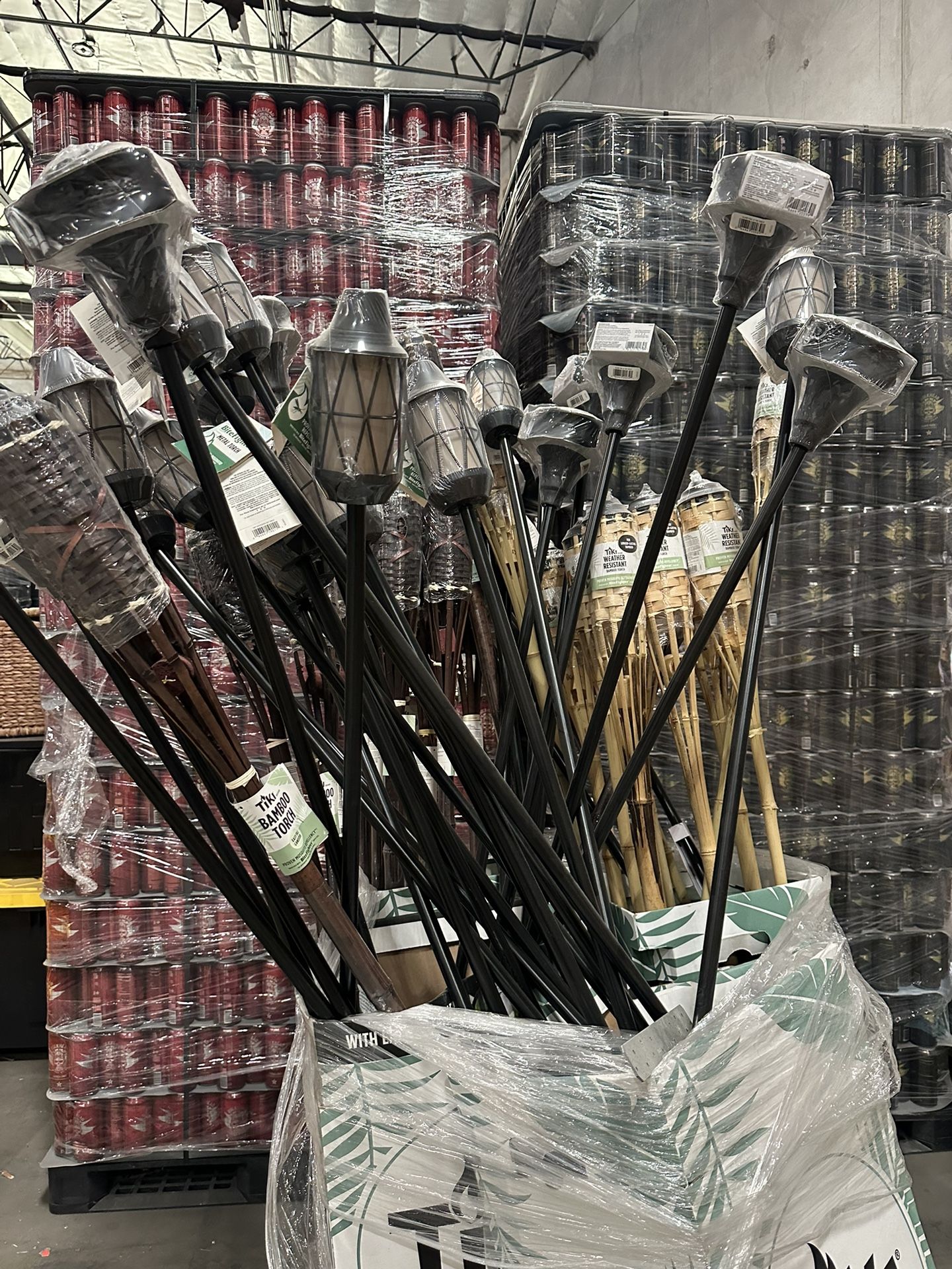 TIKI Island King 65" Metal Outdoor Torch - NEW