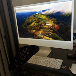 Mac Desktop With M3 Chip. 24 Inch