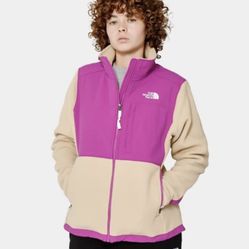 The North Face Denali‎ Jacket Fleece Khaki Stone Purple pink NWOT size 3X