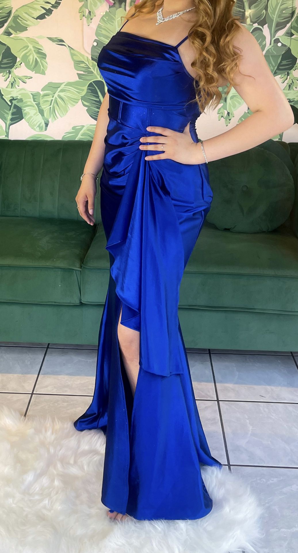Royal Blue Long Dress 