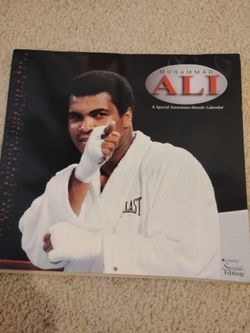 Muhammad Ali 17 mo. Calendar Unused 1998