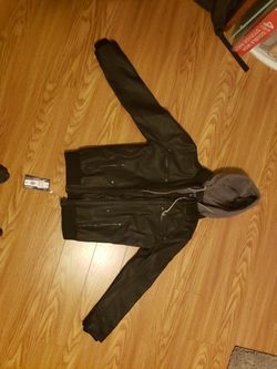 Synthetic leather jacket AMERICAN SIZE SMALL