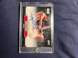 Nassourdine Imavov - 2025 Stadium Club UFC - Black On Card Auto /25