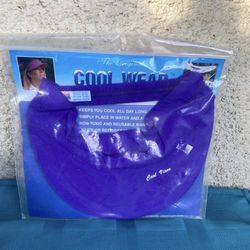 Cool Wear Purple Sun Visor 