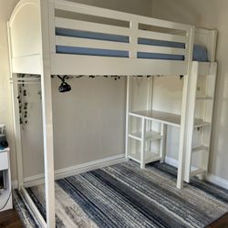 Pottery Barn Loft Bed With Desk