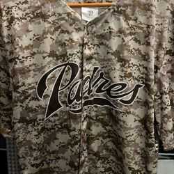 San Diego Padres Matt Kemp #27 Camo Jersey XL - Military Appreciation Style - Great Condition!