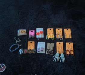 Mostly Spooky jewelry Lot