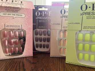 4 Sets OPI xPRESS/ON press-on nails