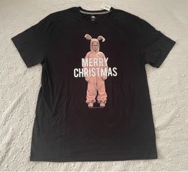 NWT RALPHIE A CHRISTMAS STORY BUNNY ONESIE T SHIRT MENS XL