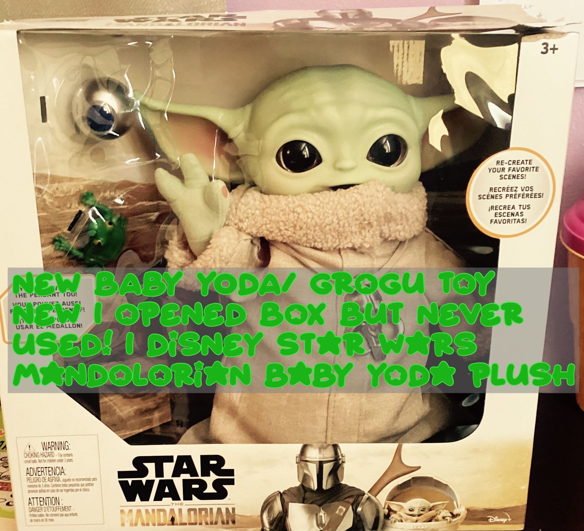 Star Wars The Mandolorian Baby Yoda/ Grogru Plush /w Accessories‼️‼️❗️