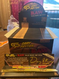 Gary Payton x RAW Organic Hemp Papers