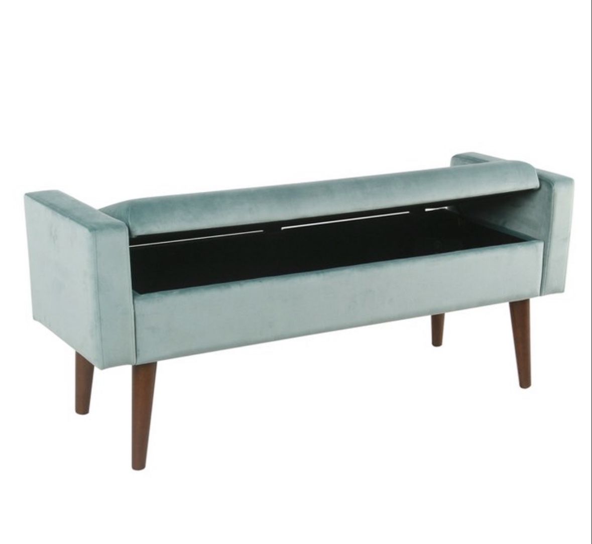 Velvet- Fulton Storage Bench - Homepop