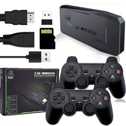 Retro Game Console - Nostalgia Stick Game - Wireless Retro Play Game Stick,Plug and Play Video Game Stick Built in 20000+ Games,4K HDMI Output,9 Class