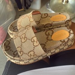 Gucci Women's Platform Slide Sandals