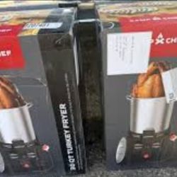 30 Qt. And 10Qt  chicken 🐔, Fish,fries, Turkey  And Everything to Fry  Also Broiler  Steamer ●(NEW IN THE BOX)