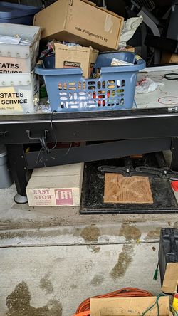 Broken air hockey table