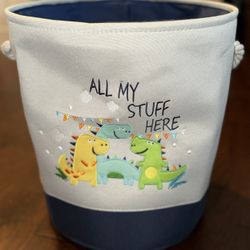 Dinosaur Toy Storage Basket
