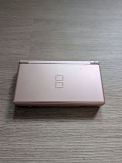 Rose gold Nintendo DS Lite console