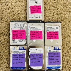 HARD DRIVES LOT