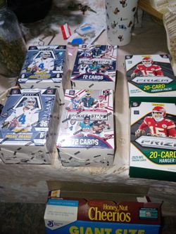 6 boxes...Football Cards