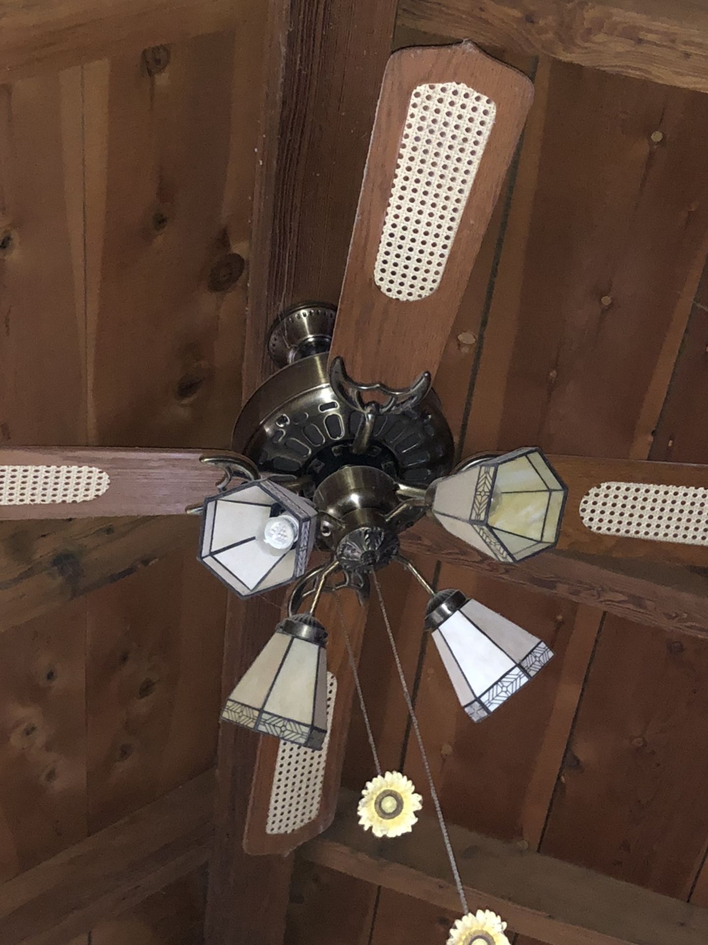 56” Mission- Craftsman Style Ceiling Fan