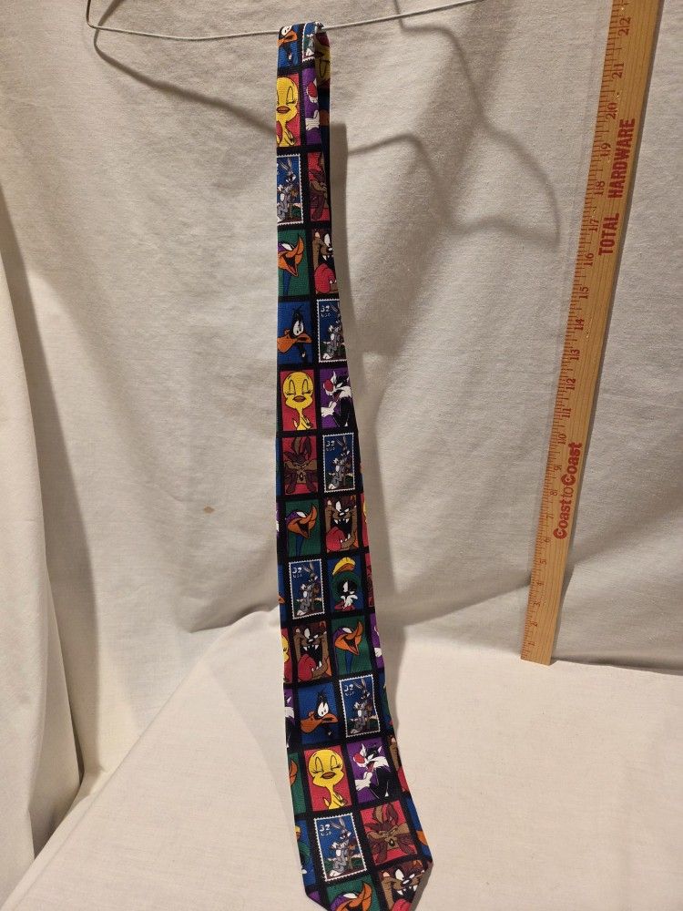 VTG Looney Tunes Novelty Tie-Bugs Bunny ๐ฐ, Daffy Duck, Tweety Bird ๐ฆ, Tasmanian Devil ๐ & More USA