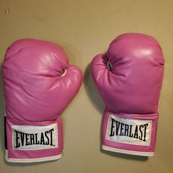 Breast cancer. Boxing gloves