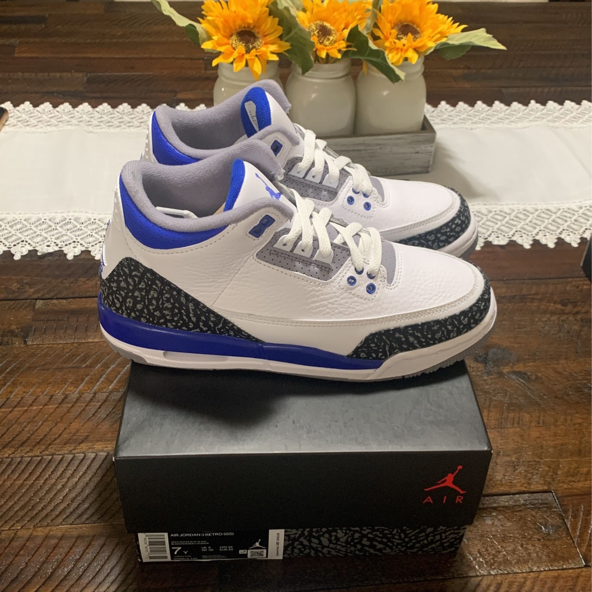 Jordan 3 Retro Racer Blue ( GS )
