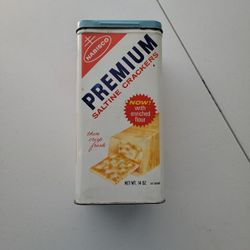 Nabisco Saltine Metal Storage Can