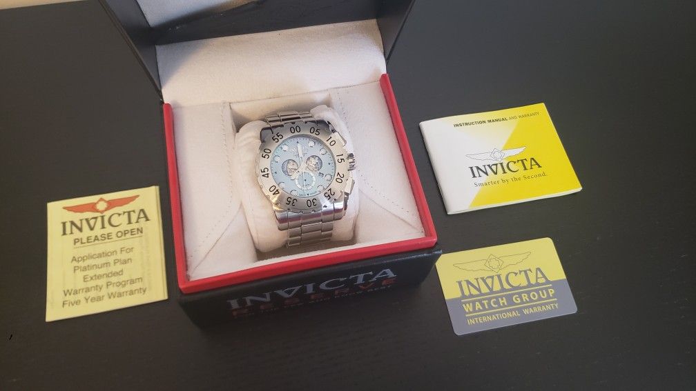 Invicta Mother of Pearl Watch – Needs Repair – $100 w/ Box Papers