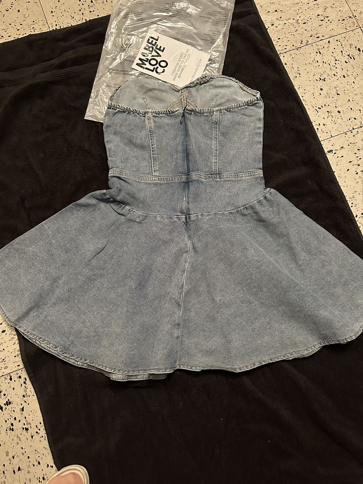 Adorable Mini Jean Dress. Brand New