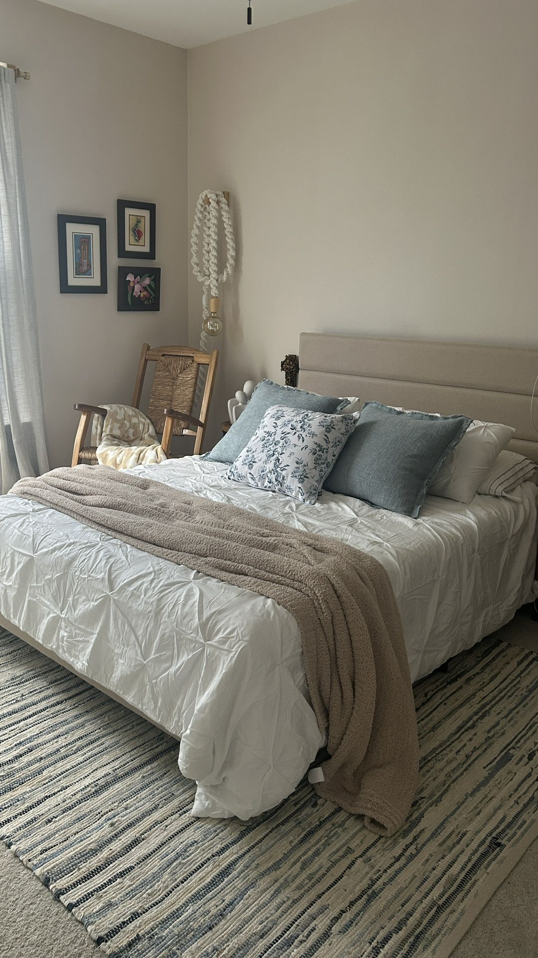 Queen Size Platform Bed Frame