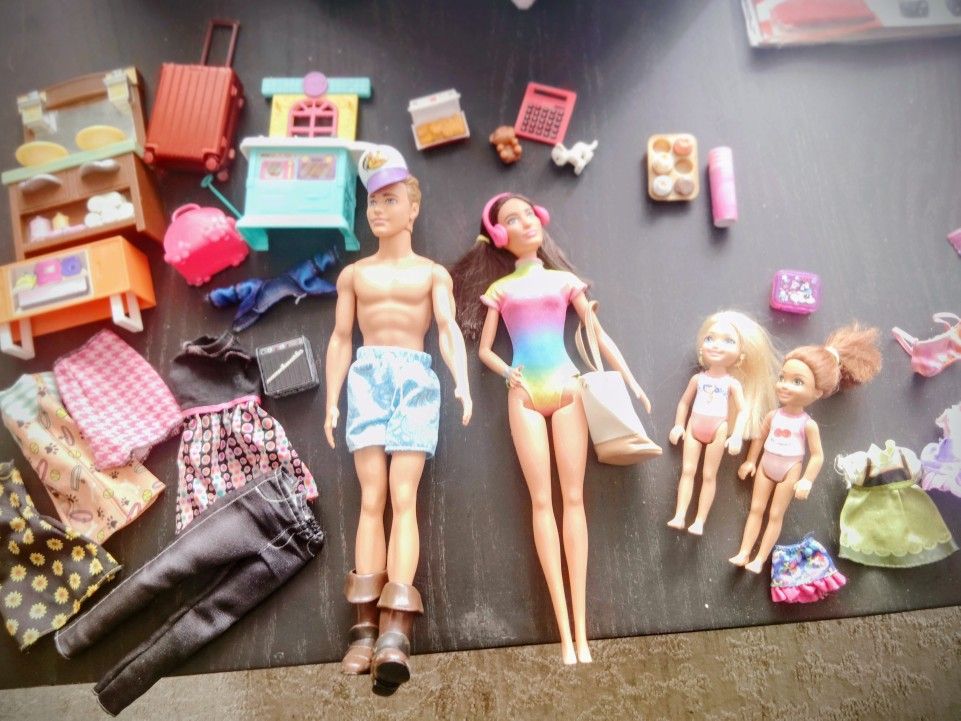 Barbie Dolls And Accessories 