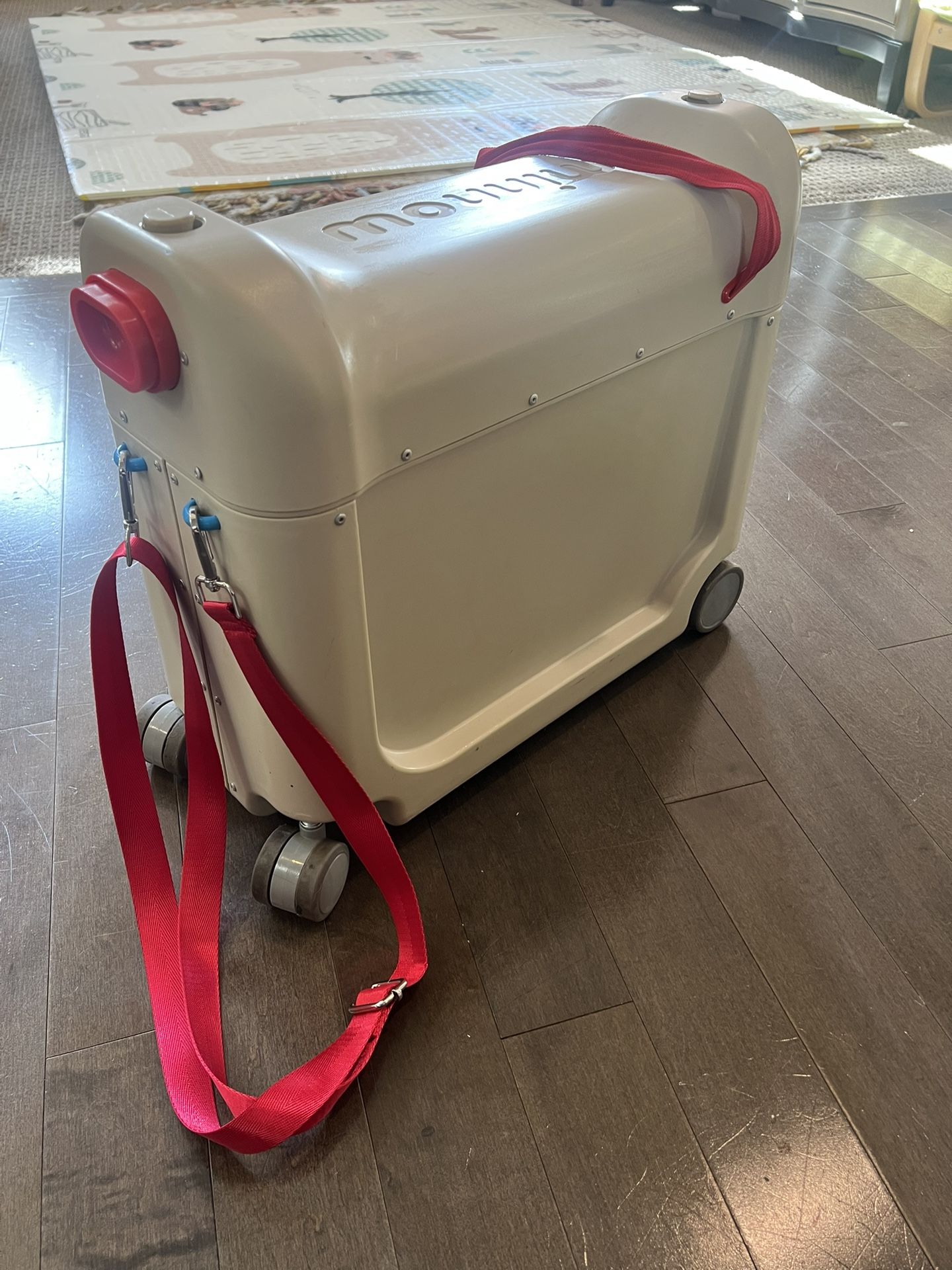 minnow ride on children's suitcase