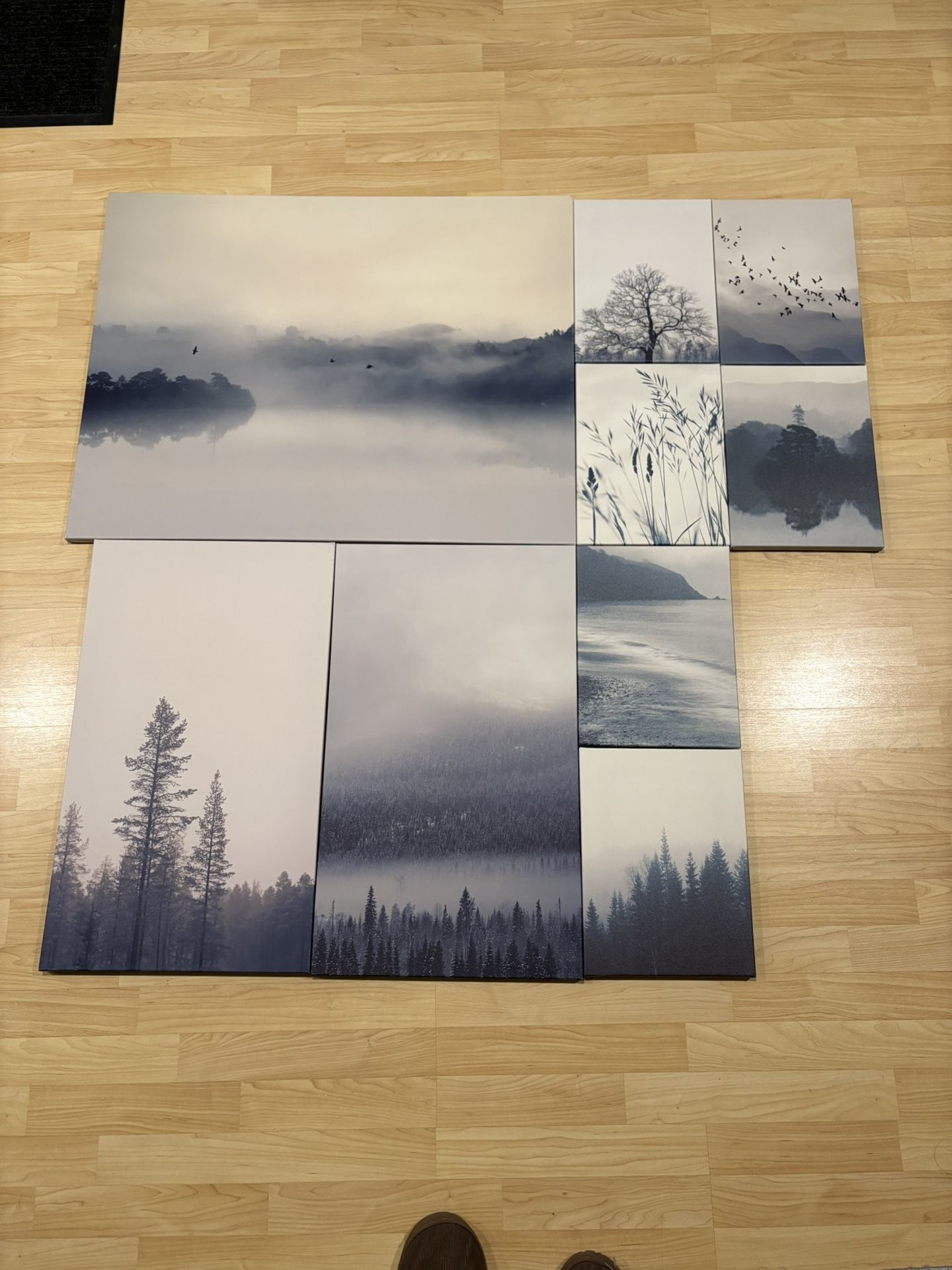 9-Piece Wall Art Canvas Set
