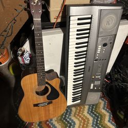 Keyboard And Guitar