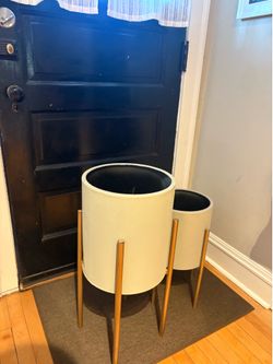 Wayfair eggshell blue metal pots