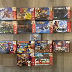 N64 Games Collection CIB Nintendo 64 lot (READ DESCRIPTION)