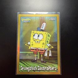 Spongebob Topps 2025 True Gold /50