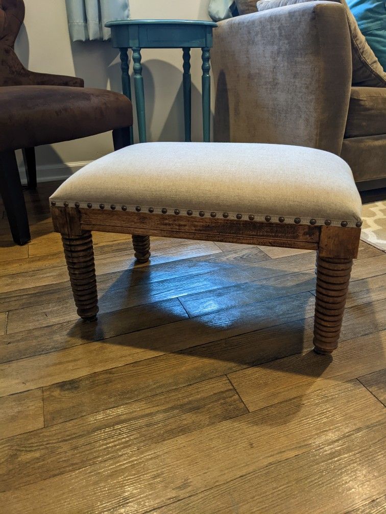 Small Upholstered Stool 