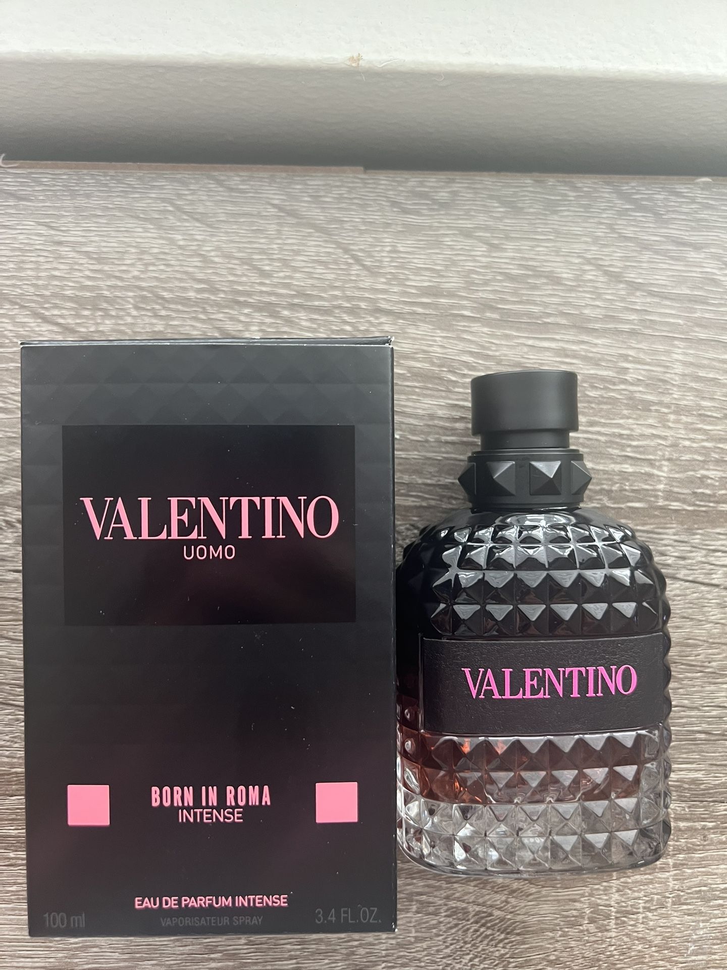 Valentino Uomo Born In Roma Intense for Men-3.4fl oz EDP Spray Open Box