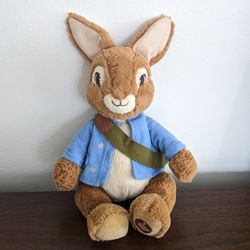 Peter Rabbit Stuffed / Plush Toy 14" Height 