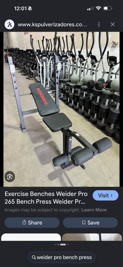 WEIDER WEIGHT BENCH
