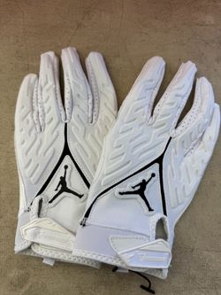 Nike Jordan Superbad 6.0 Mens White Padded Football XL Gloves (New Without Tags)