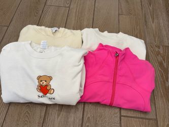 Woman’s Lululemon Jacket, Calvin Klein & others
