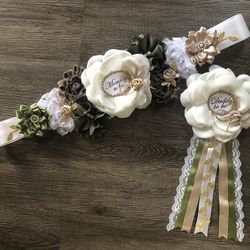 Mommy To Be Belt/ Maternity Sash/ Cinto De Maternidad/ Baby Shower Ideas/ Handmade/ Hecho A Mano