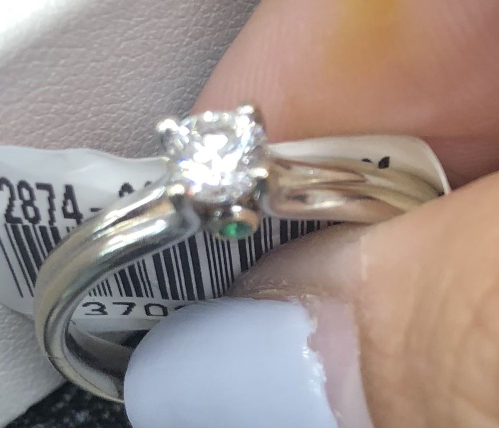18K GOLD Engagement Ring| 4 Grams| Size:7| LAYAWAY SPECIAL